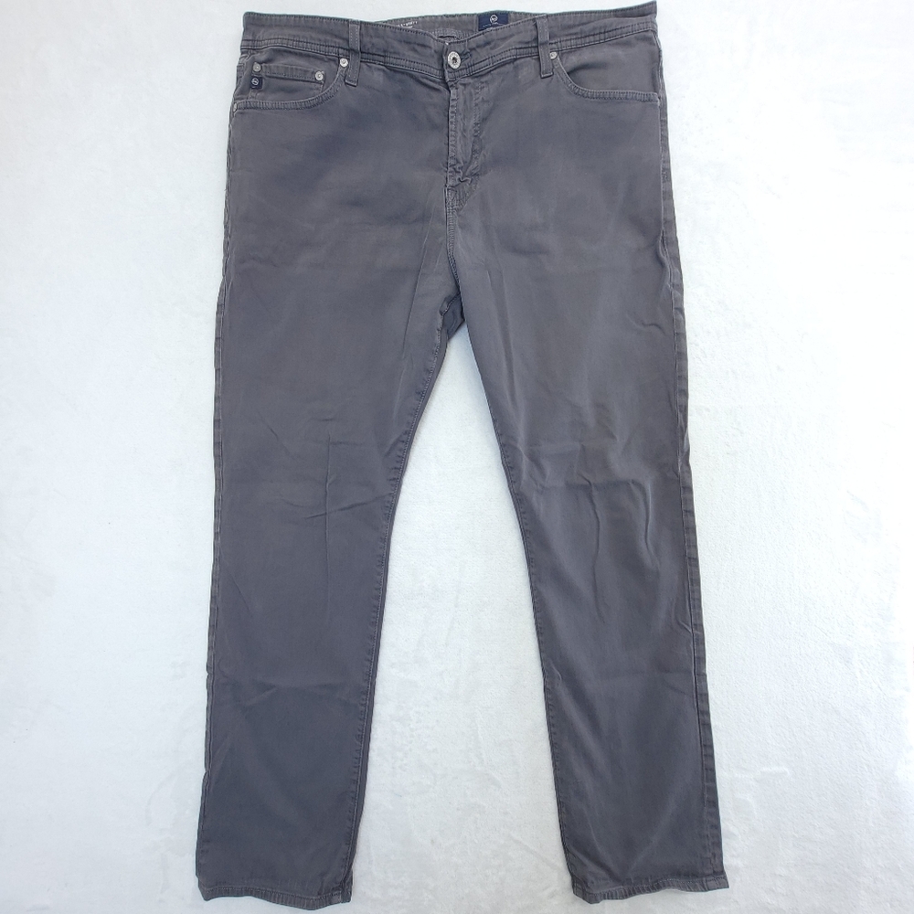 AG Adriano Goldschmied The Everett Pants Men 40x32 (40x31) Slim Straight Gray